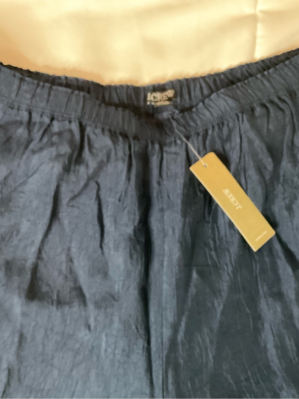 J. Crew Navy Wide-Leg Linen Pants - Picture 5 of 7